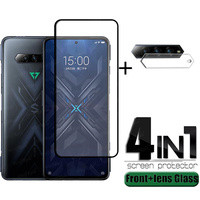 2PCS Full Cover Glass For Xiaomi Black Shark 4 Pro For Black Shark 4 Pro Tempered Glass Screen Protector For Black Shark 4 Pro