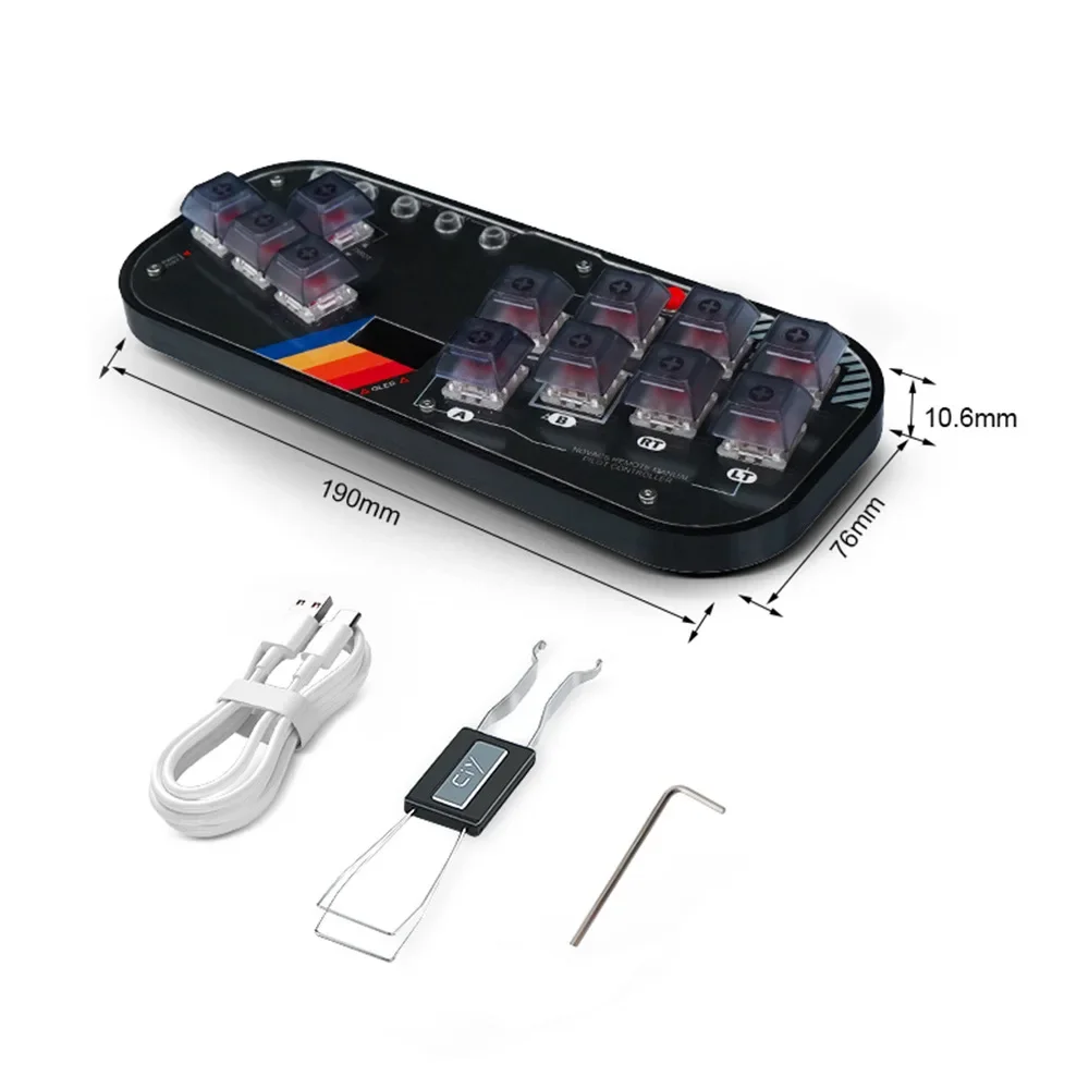 for FlatboxHITBOX Street Fighter Mini Keyboard SOCD Arcade Keyboard Suitable for PC SWITCH PS4 PS3