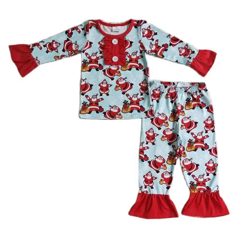 

Girls Santa Long Sleeve Pant Suit