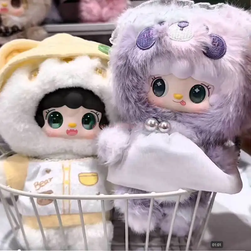 本物のユーキ酸素ベア冬眠計画ブラインドボックスビニール人形バッグペンダント女性誕生日プレゼント