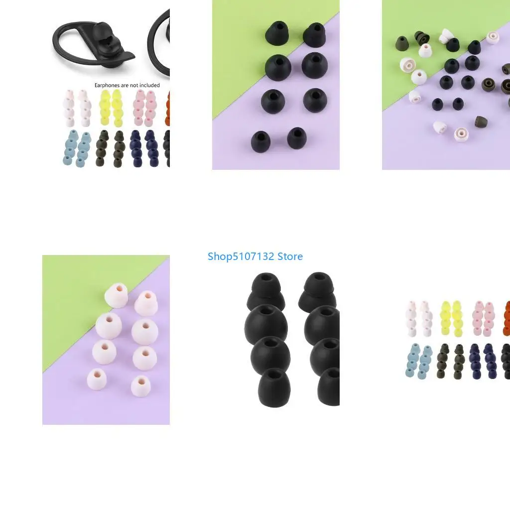 87HD Ear Buds Wireless Eartips Headphones Noise Canceling Virtual for Powerbeats