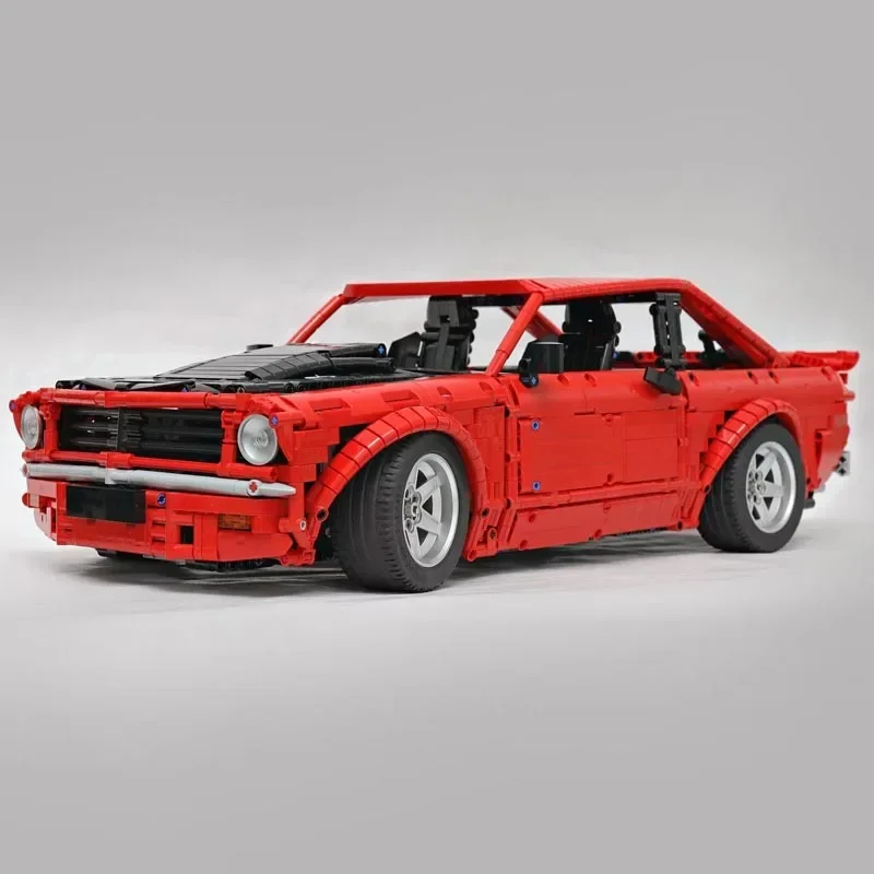 Nouveau MOC-52957 1:8 échelle Torana A9X technologies bloc de construction télécommande voiture de sport assemblage jouets modèle garçons cadeaux d'anniversaire