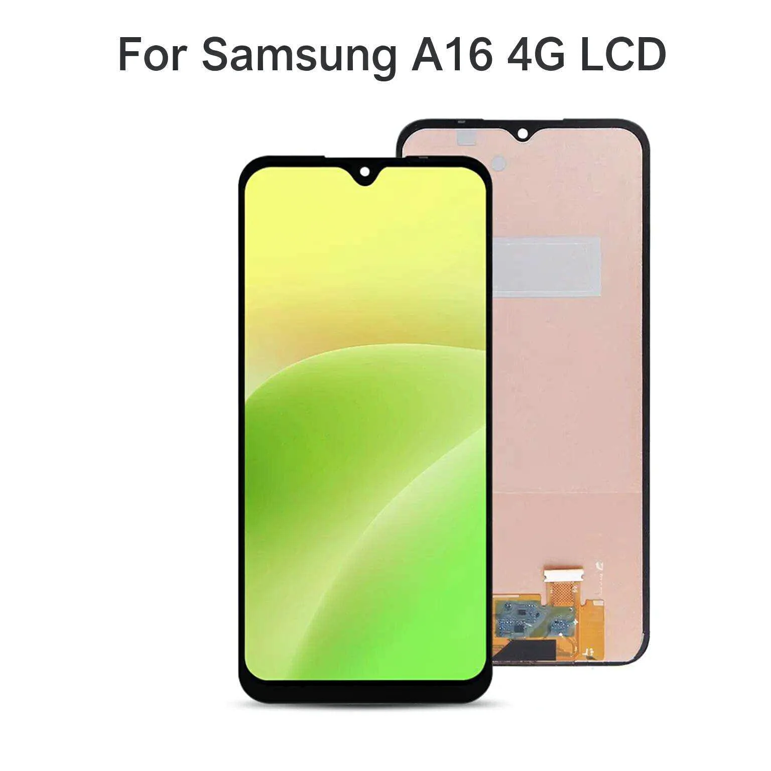 LCD Display Touch Screen Digitizer Assembly Compatible with Samsung Galaxy A16 4G SM-A165F M and A16 5G SM-A166B E P M U, Replac