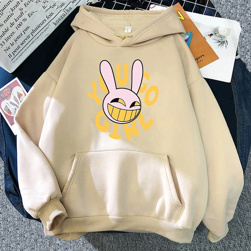 YOU GO GIRL Digital Circus Jax Hoodie Fashion Women Harajuku Funny Cute Rabbit Hoodie Unisex Cartoon Vintage Pullover Sweatshirt