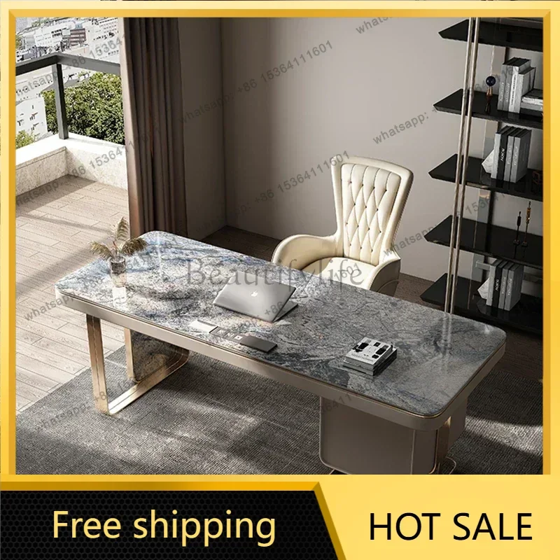 LJY Computer Table Removable Electric Adjustable Desk Gaming Tables Multifunctional Computer Executive Ufficio Unique Furniture