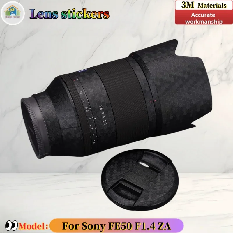 

For Sony FE50 F1.4 ZA Camera lens sticker, DIY skin, Precision tailoring wear-resistant protective film