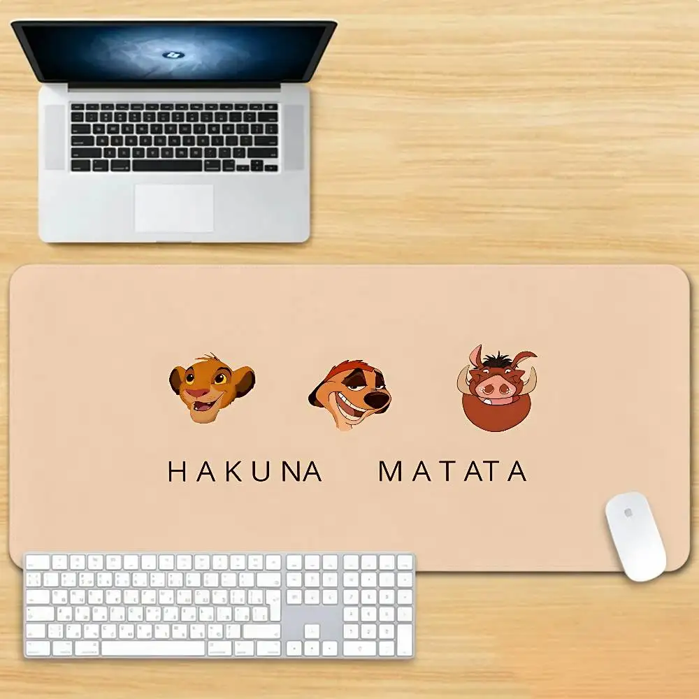 Cartoon T-The Lion King Gaming Mouse Pad Non-Slip Lock Stitched Edge Large Office Desk Mat For Computer And Keyboard