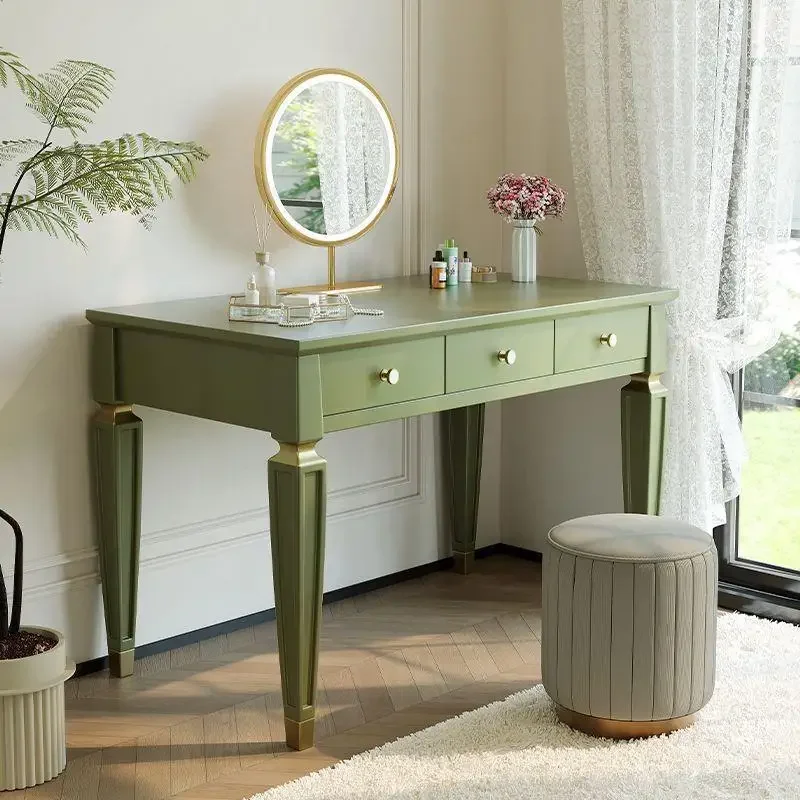 XCX modern simple dressing table master bedroom, high-end solid wood dressing table