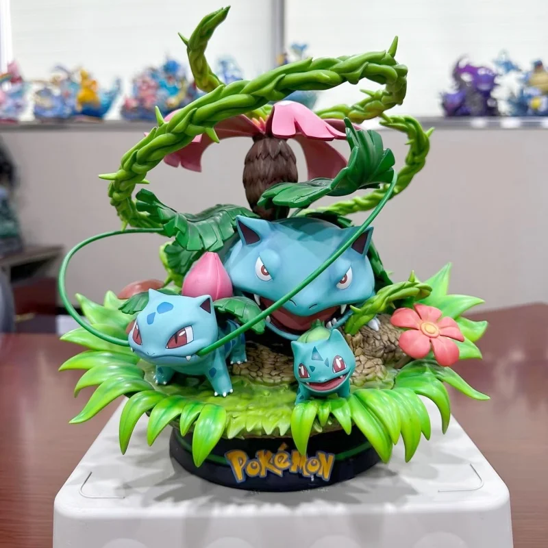 

Pokemon Evolution Eevee аниме фигурки Charizard Raichu Mewtwo Dragonite Venusaur Gengar иллюмительная фигурка статуя из ПВХ модель игрушки