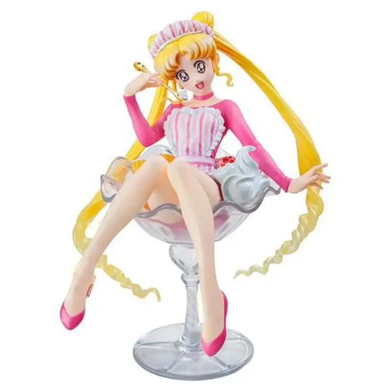 

Sailor Moon Cartoon Tsukino Usagi 20Th Anniversary Fruit Barfi Ice Cream Anime Figure Model Toys for Girls Birthday Toys Hobbies