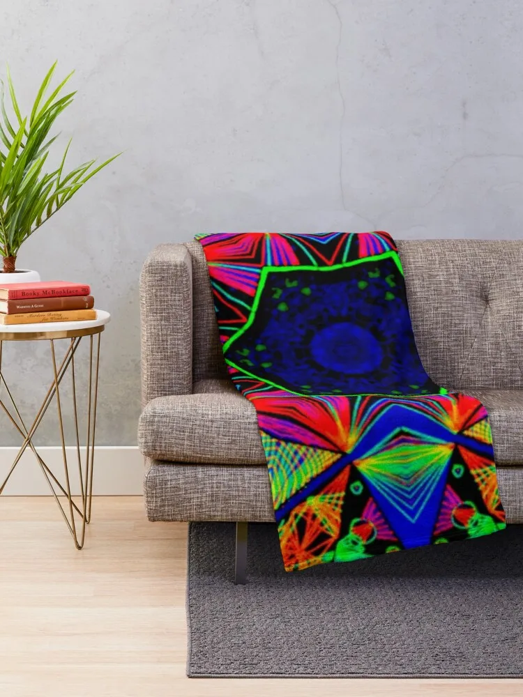 Colors of the Soul (Augmented reality) Throw Blanket