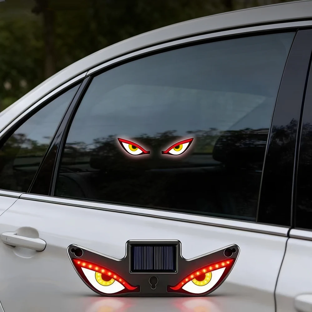 ضوء تحذير LED بتصميم عين الشيط - مراجعة Car Accessories Evil Eye وسعره