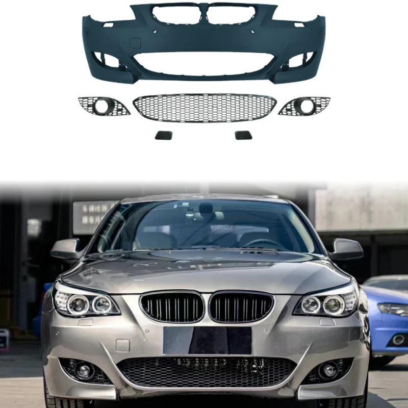 

Suitable for BMW 5 Series E60, M5 Style Front Bumper with Grille, Plastic Modification Body Kit Wholesale
