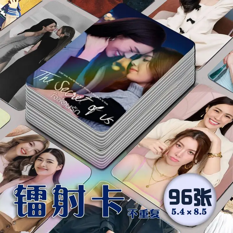 96/pic/set The Secret of Us LingOrm Laser Small Card Ling&orm Dual Magazine Self Printed Card Collection