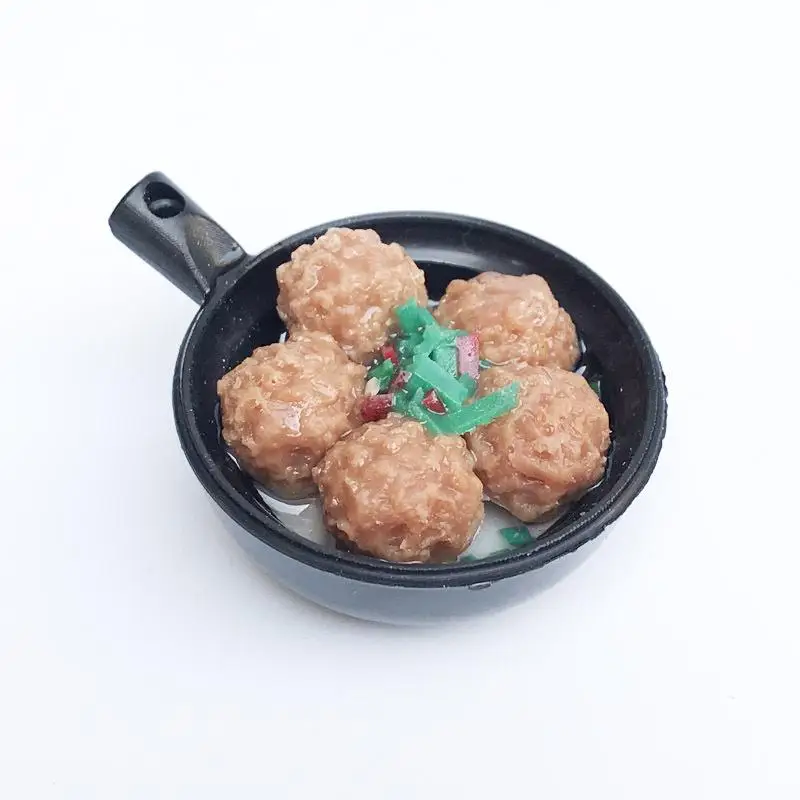 Miniaturowe jedzenie do domku dla lalek, scena zabaw, akcesoria dla lalek BJD, zabawka, garnek z zupą, ryż