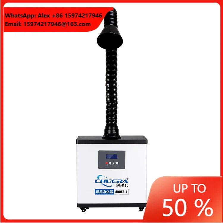 CSD 400XP-1 Single Channel Portable Digital Display Fume Extractor Smoke Purifier For Soldering Air Purifier