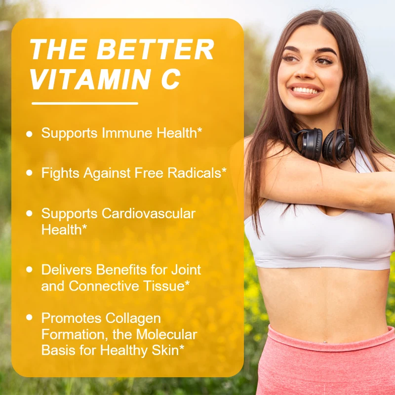 Alliwise Vitamin C Capsules for Skin Health Strong Antioxidant Collagen Booster Magnesium Skin whitening,Immune Support