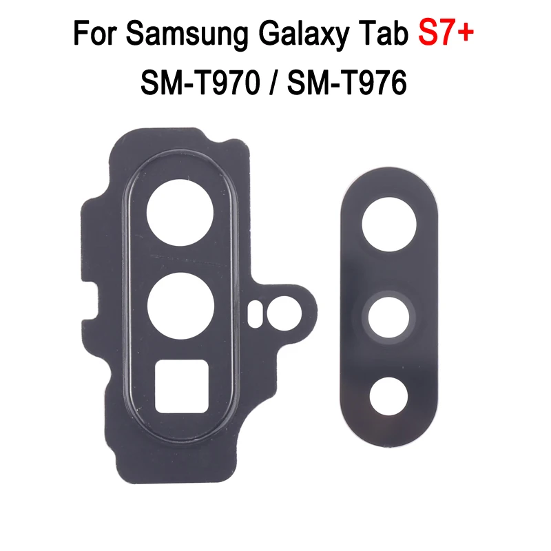 

1 Set Объектив задней камеры с крышкой для Samsung Galaxy Tab S7 Plus SM-T970/SM-T976