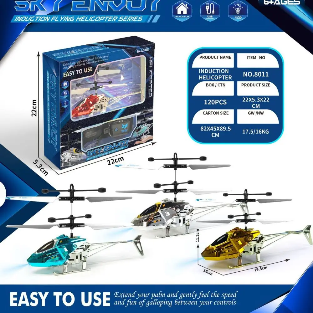 Intelligent Sensing Remote-Controlled Aircraft Suspended Design Remote-Controlled Airplane Model Dual-Mode Suspended Helicopter