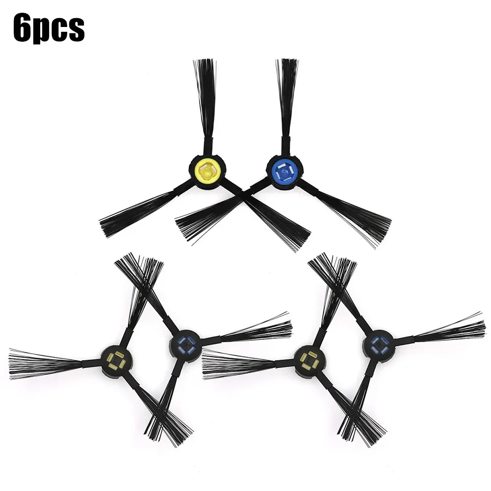 Aksesori penyedot debu, sikat samping pengganti kanan kiri untuk MEDION Robot vakum S20 SW MD 20011 6 buah