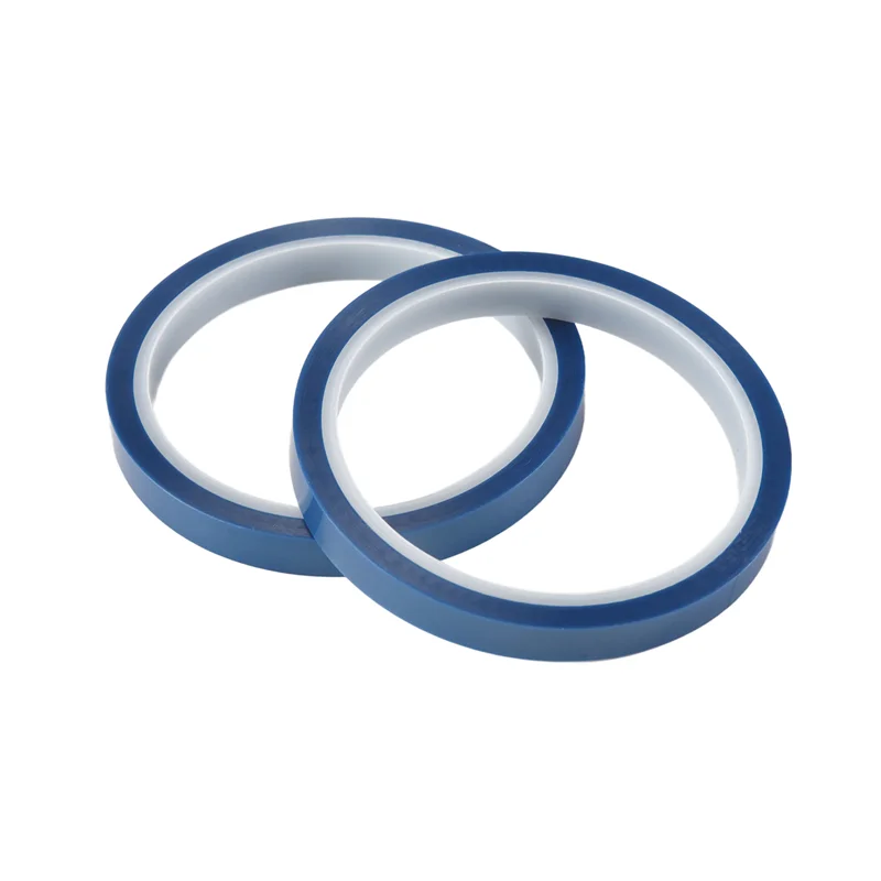 2 Rolls 10Mmx33m(108Ft) Blue Heat Tape Heat Transfer Tape For Heat Sublimation Press No Residue And Heat Transfer Vinyl