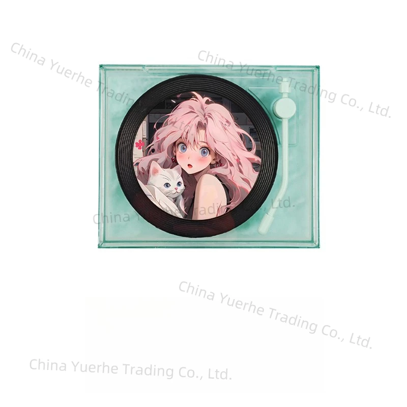 

Customized pattern rounded X08 mountain box bluetooth speaker water ripple white noise projection light gift