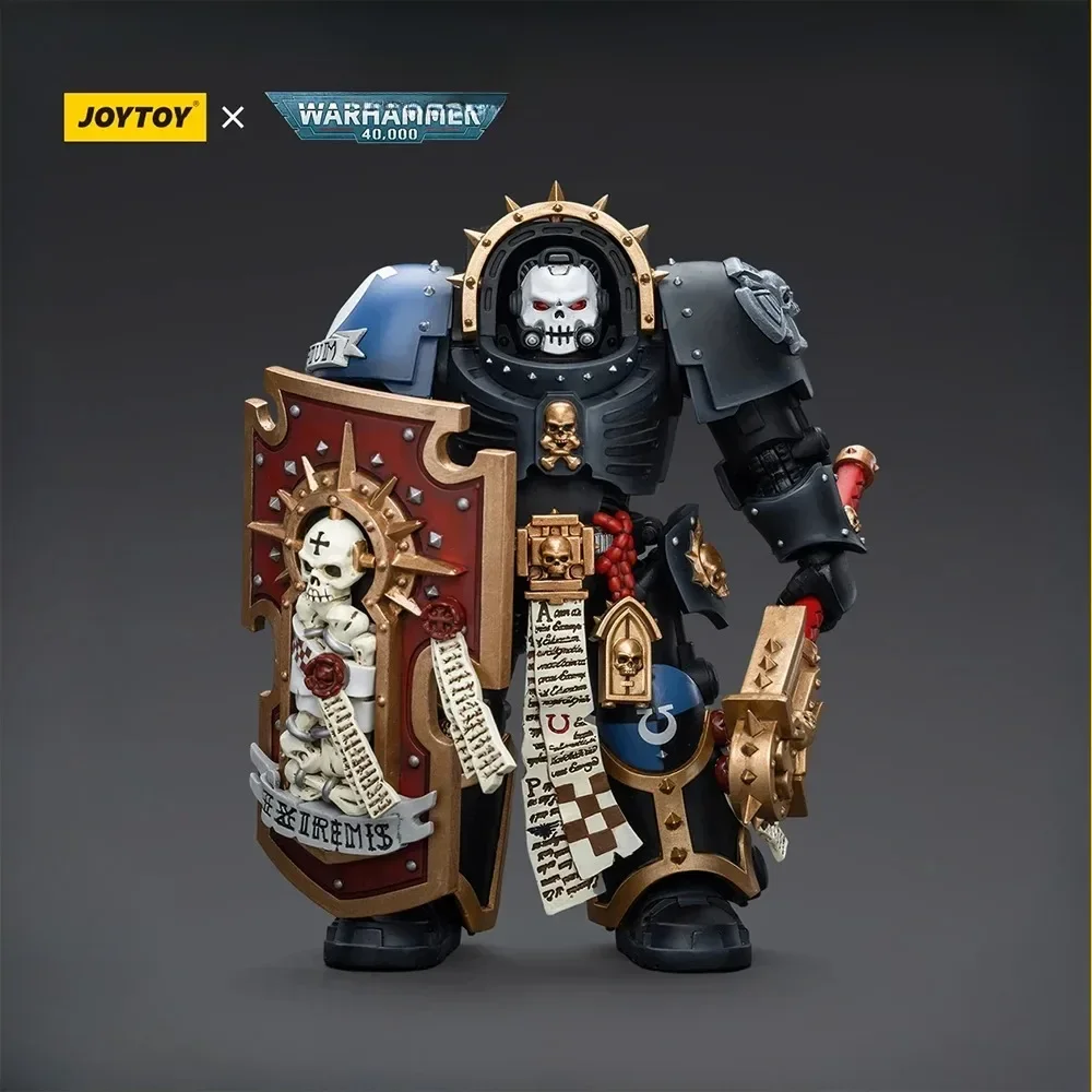 JOYTOY Action Figure 1/18 40K Ultramarines Chaplain ใน Terminator อะนิเมะเกราะ Joint Movable Figurine Collection ของเล่นชุดของขวัญ