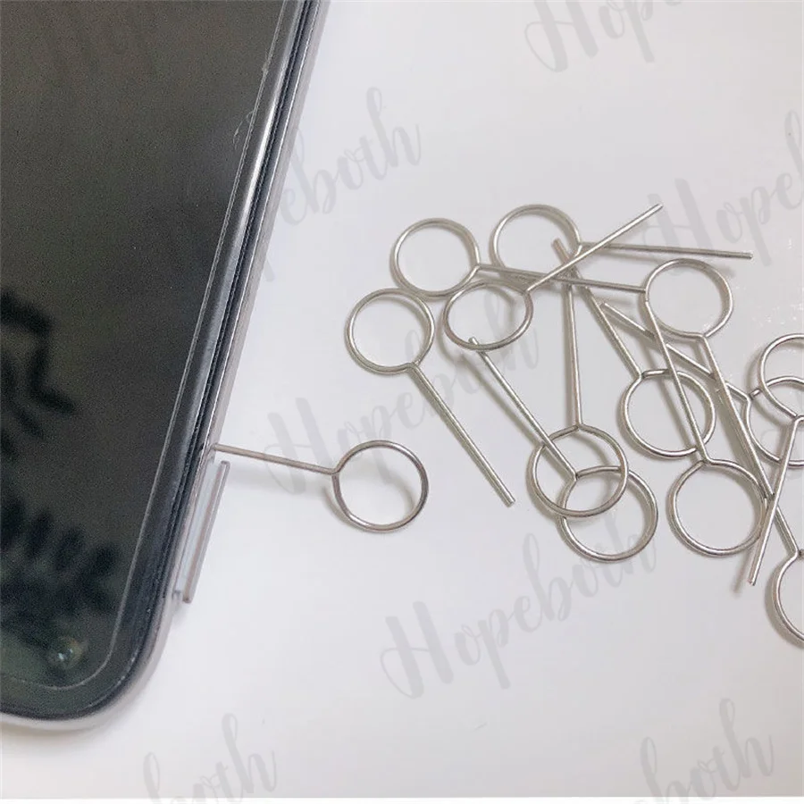 1000 stücke Sim Karte Tray Pin Schlüssel Auswerfen Entferner Werkzeug Nadel Opener Auswerfer Für Smartphone iPhone Huawei Samsung Telefon Zubehör – Detail 6