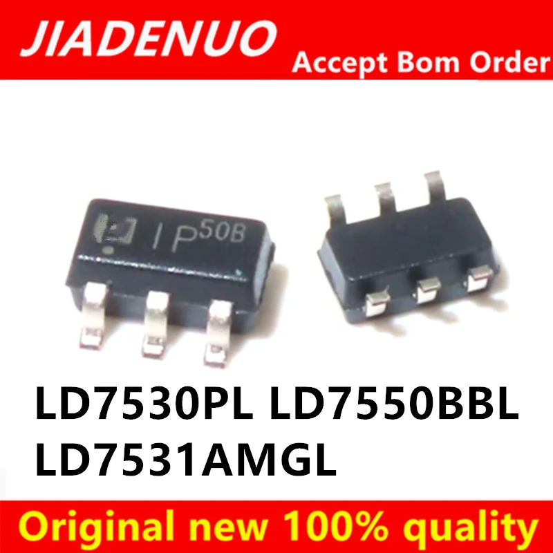 

(10pcs)100% New LD7530PL LD7530 7530 30 LD7550BBL LD7550BB LD7550B LD7550 50B LD7531 LD7531AMGL LD7531A 31 31 SOT23-6 Chipset