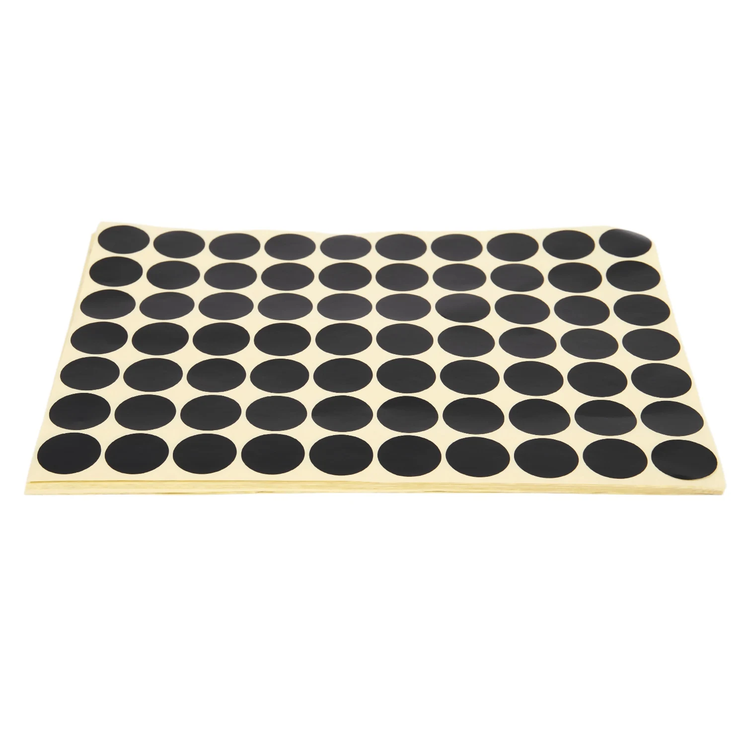 19mm Circles Round Code Stickers Self Adhesive Sticky Labels Black