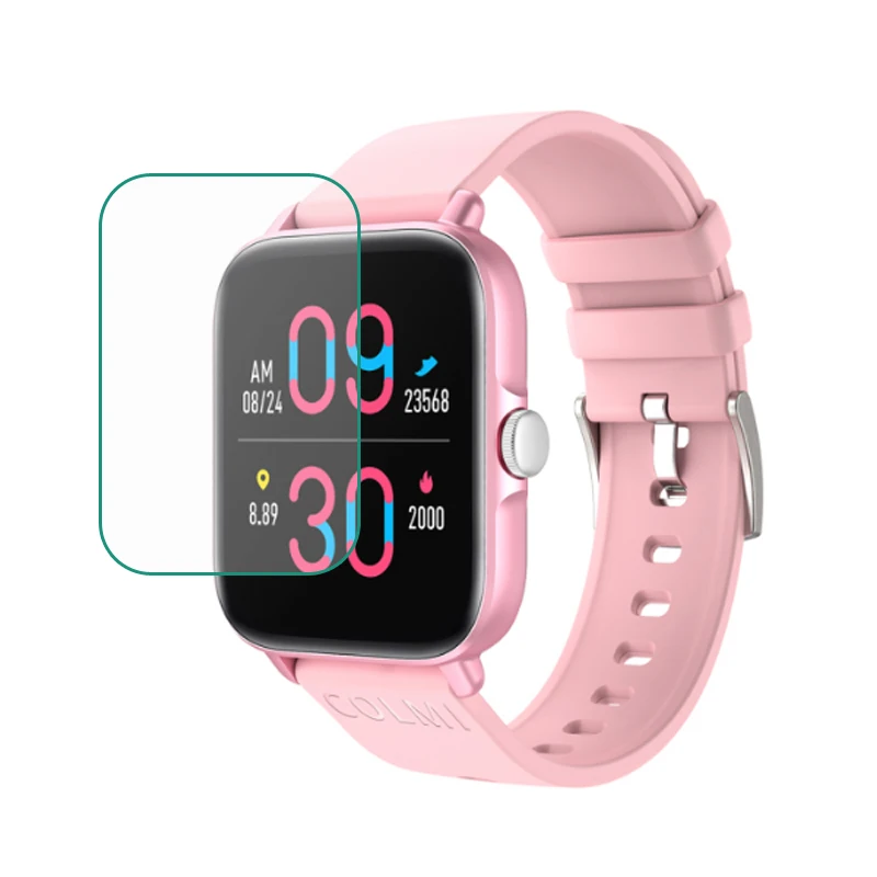 5pc smartwatch macio tpu película protetora para colmi p28 plus/p8 mix 1.69 Polegada relógio inteligente tela de toque protetor capa acessórios