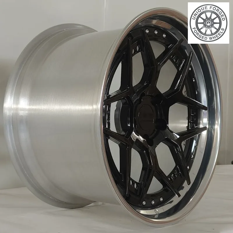 26 Style 2‑pcs 17 18 19 20 21 22 24 Inch Muti Spoke 5 Holes Passenger Car Wheels Aluminum Alloy Forged Wheels