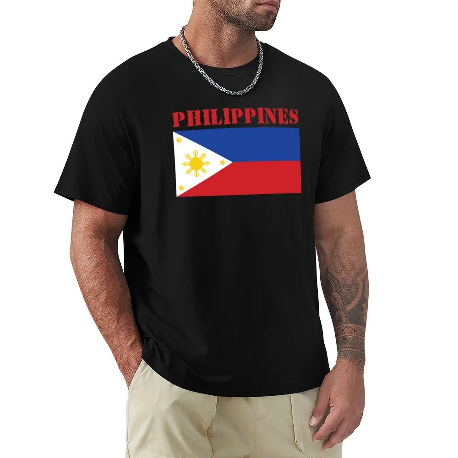 

Philippines T-Shirt valentines clothes sublime sweat Blouse oversized t shirts for men