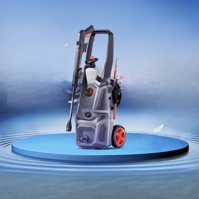 

machine High pressure water gun Household 220v booster water pump Powerful floor washing machine Portable car washing artifact