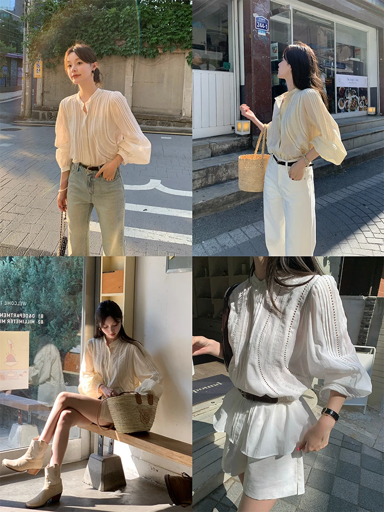 

Наки, кружево с тяжелой вышивкой, ажурный плиссированный фонарь Све irt, новый китайский женский деловой повседневный хлопковый светильник