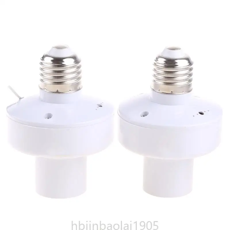 Description Picture 4 of itemE74E 4Pcs Wireless Remote Control Light E27 Lamp Bulb Holder Cap Socket Switch New