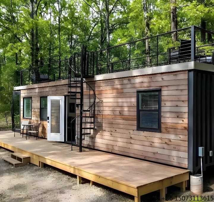 Movable Outdoor Steel Structure Container Houses Modern Design 2-Year Warranty for Scenic Spots Homestays Villa Expansion Boxes