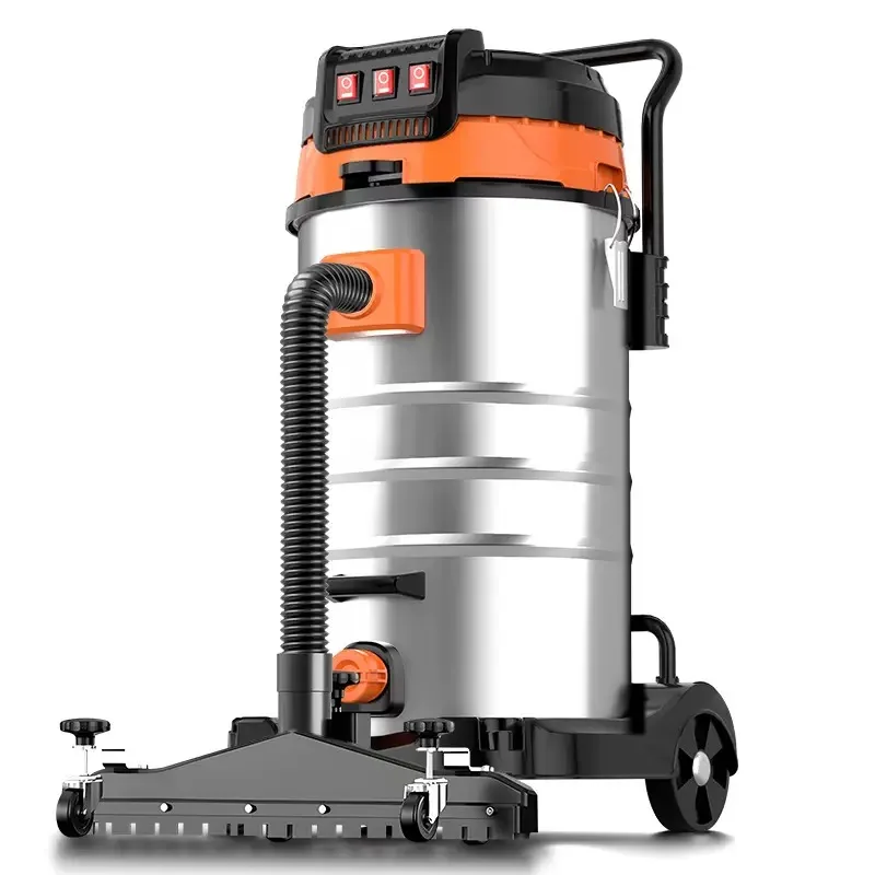 Aspirador de Pó Industrial Comercial 100L com Grande Tanque e Alta Sucção, Ideal para Limpeza de Poeira em Fábricas e Oficinas (personalizável)