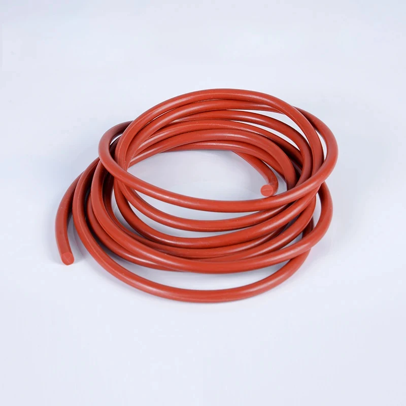 1mm-20mm Red Solid Silicone Rubber O-Rings，Heat-Resistant Sealing Gaskets Home & Industrial Use
