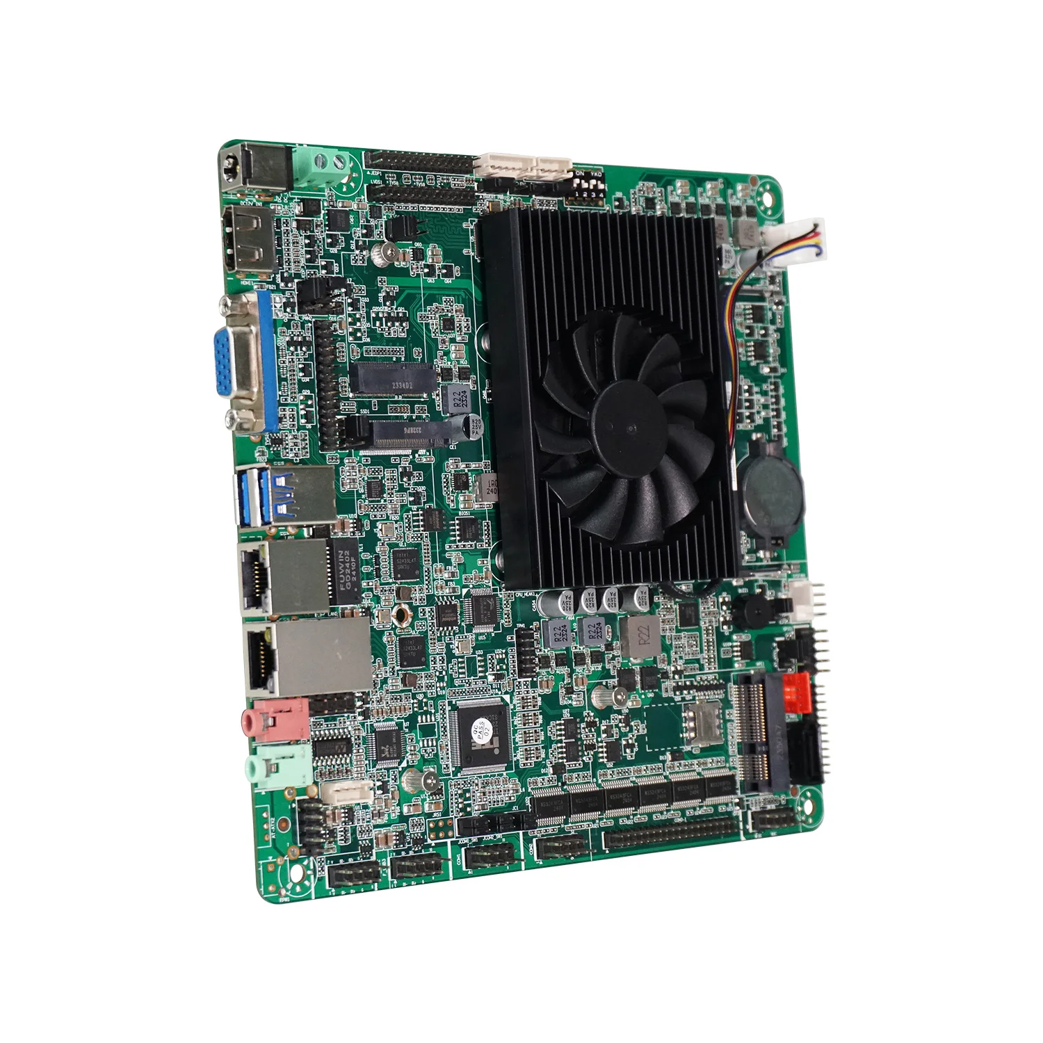 IKuaiOS Mini ITX Industrial Motherboard Inside Intel N100 processor Suitable for Industrial Control IoT Robot Embedded 1264-TI4