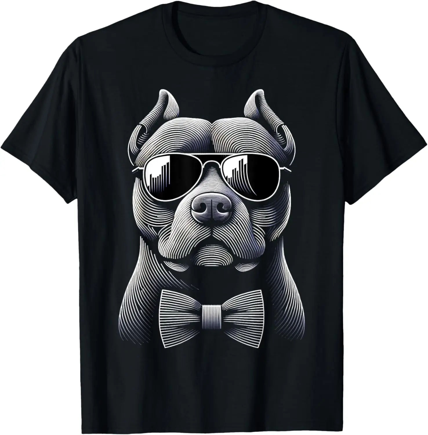 Graphic Tee Sleek Pit Bull | Men (S - 6XL+) T-Shirt