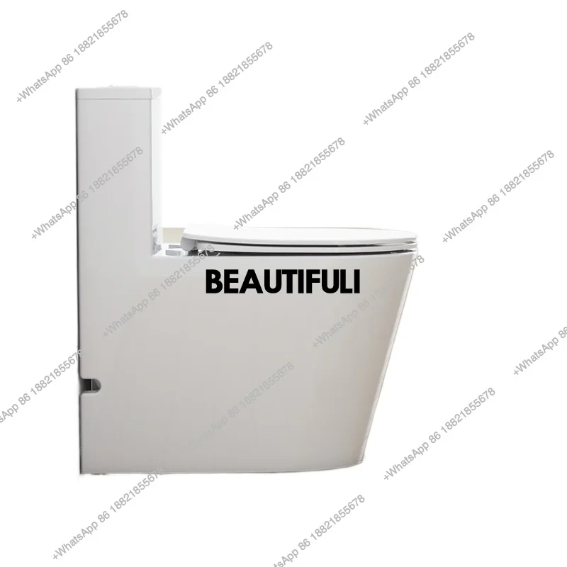 

Wall-mounted small apartment ultra-short household toilet, silent siphon seat, flush toilet