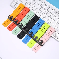 Rubber Strap Suitable For SUUNTO D5 Colorful Silicone Watch Band Men's Sports Replacement Wristband Soft Bracelet Accessories