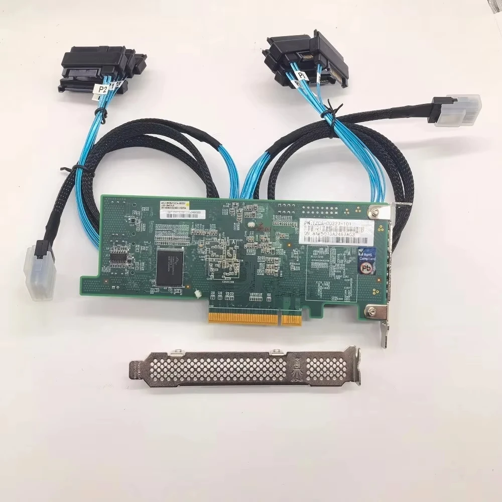 INSPUR YZCA-00227-101 9207-8i PCIE3.0 6Gbps HBA LSI FW:P20 IT Mode ZFS FreeNAS unRAID 2* SFF-8087 SAS