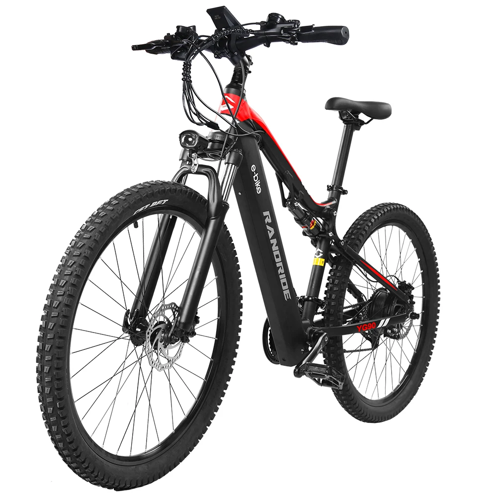 AliExpress NONE RANDRIDE YG90Bcity ebike 1000W 48V 17Ah Adult electric bicycle , 27.5/29-inch tire urban commuting E-bike