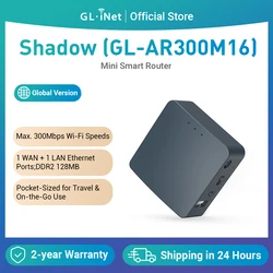 GL.iNet AR300M16(Shadow) Portable Mini Travel Wireless Pocket Router WiFi Router/Access Point/Extender/WDS | OpenWrt