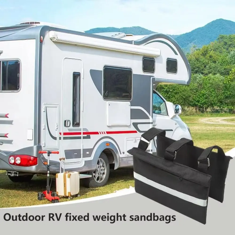 

Reflective Strip RV Sewer Weight Bag Heavy Duty Waterproof Sewer Hose Fastening Accidental Spillage Hose Support