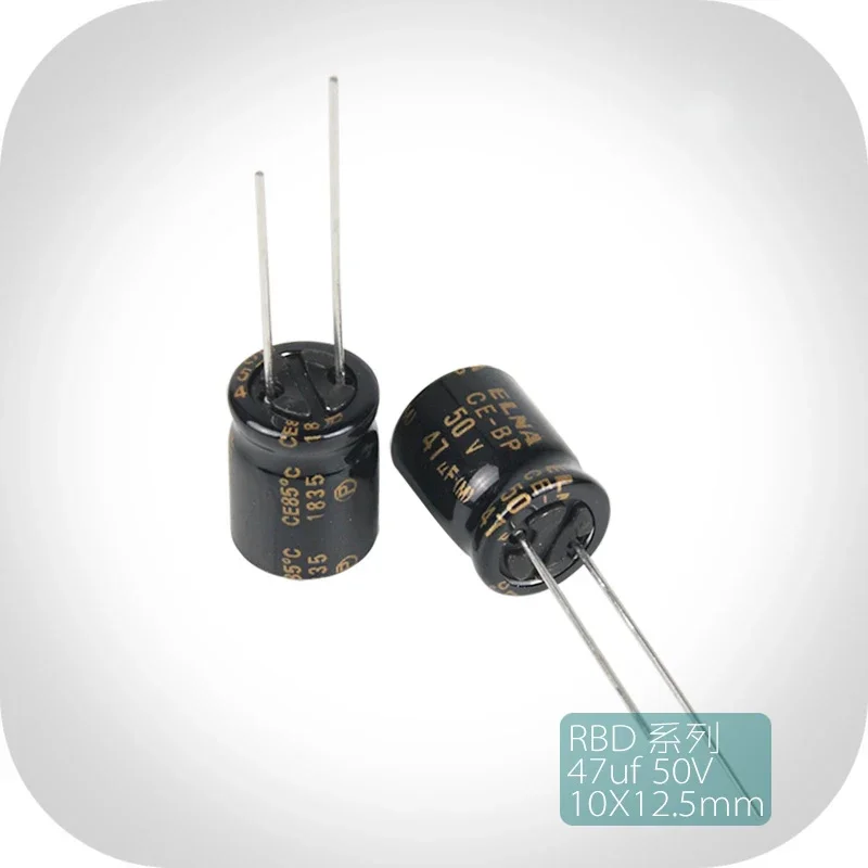 5PCS/20PCS ELNA 50V47uF 50V CE-BP RBD fever audio non-polar electrolytic capacitor 10x12.5mm