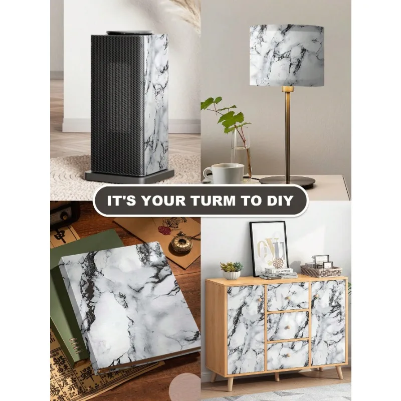 Pvc Marble Kitchen Oil-Proof Film Stove Waterproof Self-Adhesive Wallpaper Countertop Cabinet Renovation Tile Wall Stickers