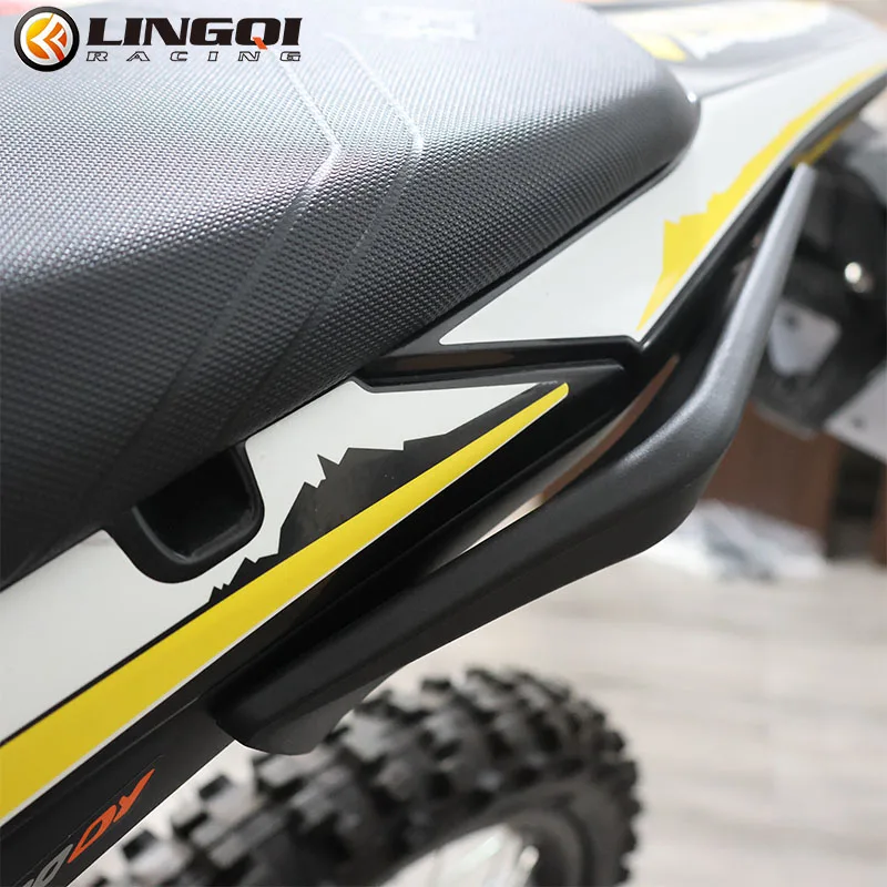 LINGQI RACING Motorcycle Rear Handbar Lever Handgrips Hand Grip Grab Bar For SURRON SUR RON Ultra Bee Dirt Pit Bike Accessories